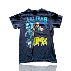 Aaliyah x DMX Vintage Style Hip-Hop T-Shirt: Adult Medium: RIP: 90’s R&B